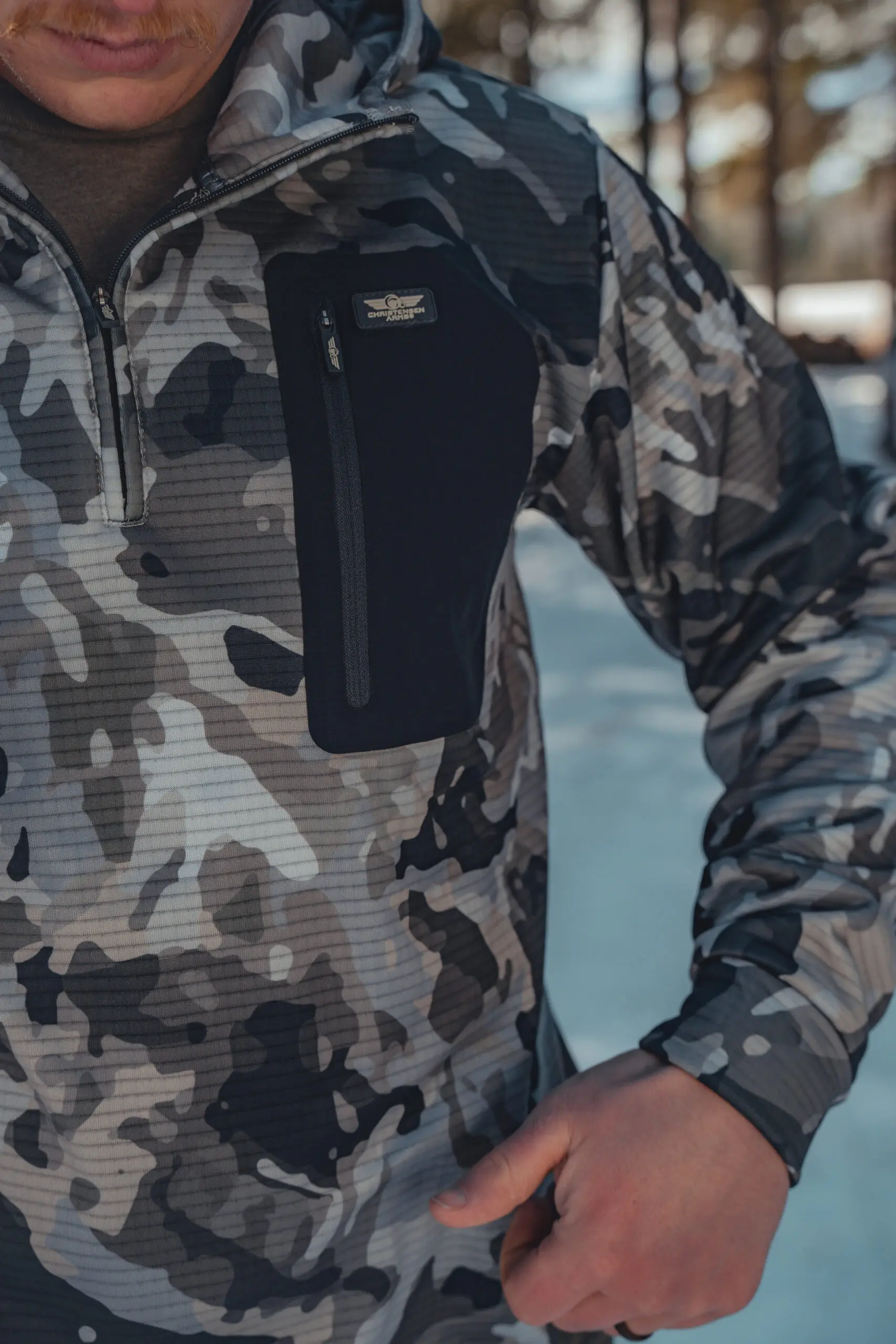 Christensen Arms mountain hunting apparel in the field
