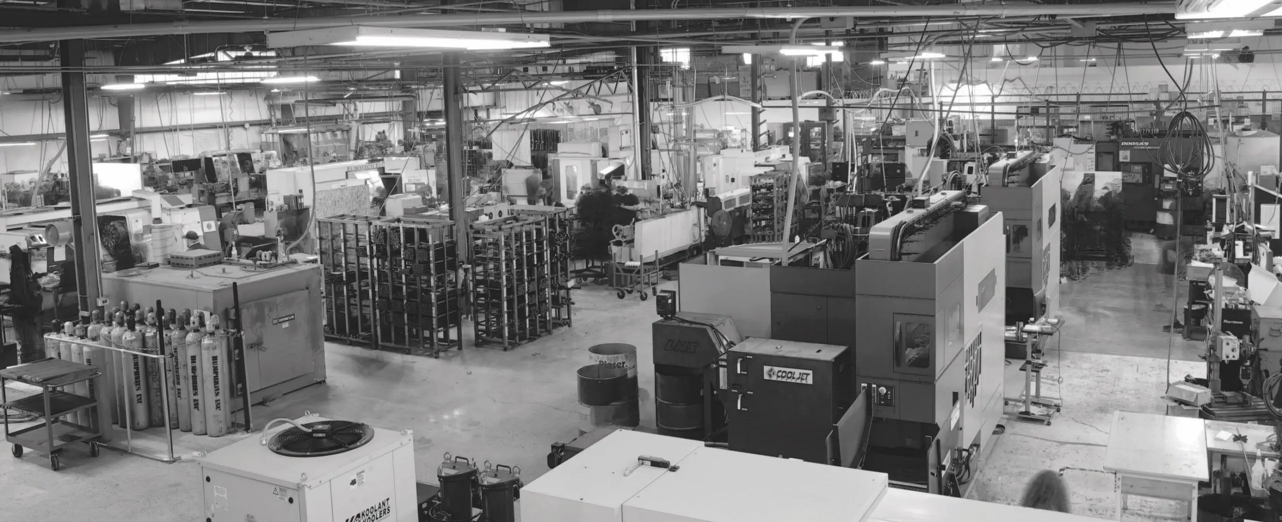 Christensen Arms manufacturing floor in Gunnison, Utah