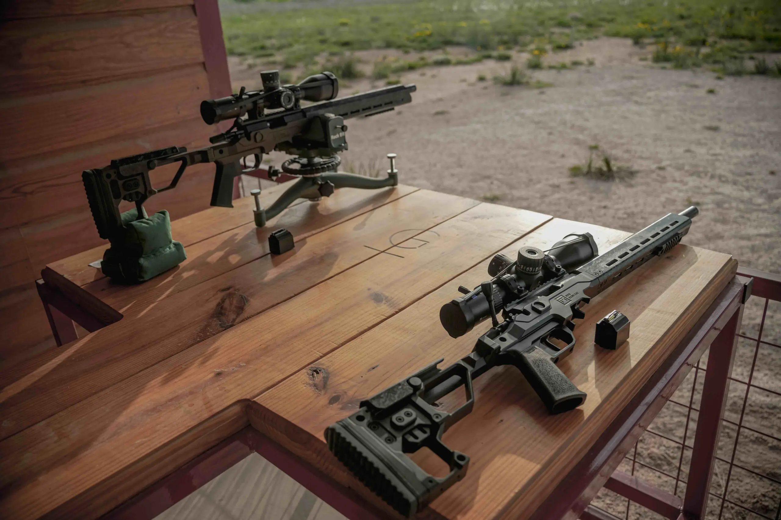 Christensen Arms precision rifle in a field setting