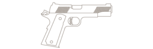 1911 Handgun Drawing