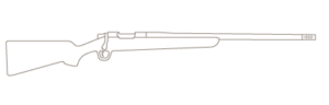 Bolt Action Rifle Drawing