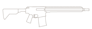 Modern Sporting Rifle - MSR - Drawing