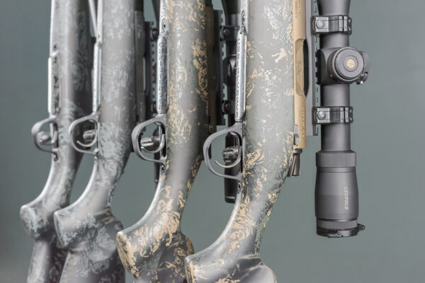 Closeup of Ridgeline FFT rifles