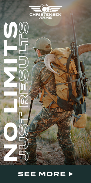 A Christensen Arms Evoke rifle set up for sight-in at 25 yards