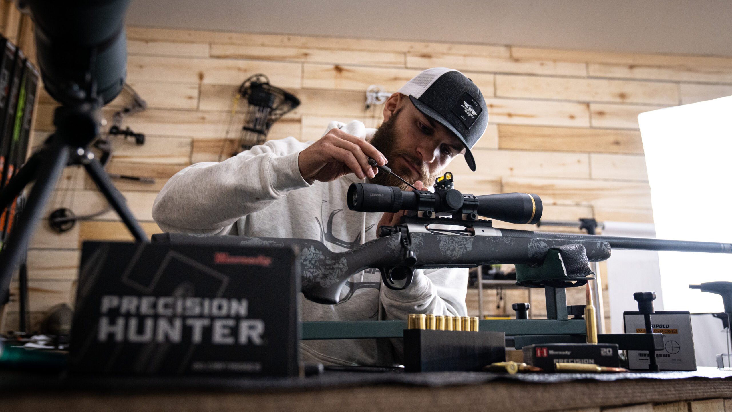 Hunting sighting-in a rifle