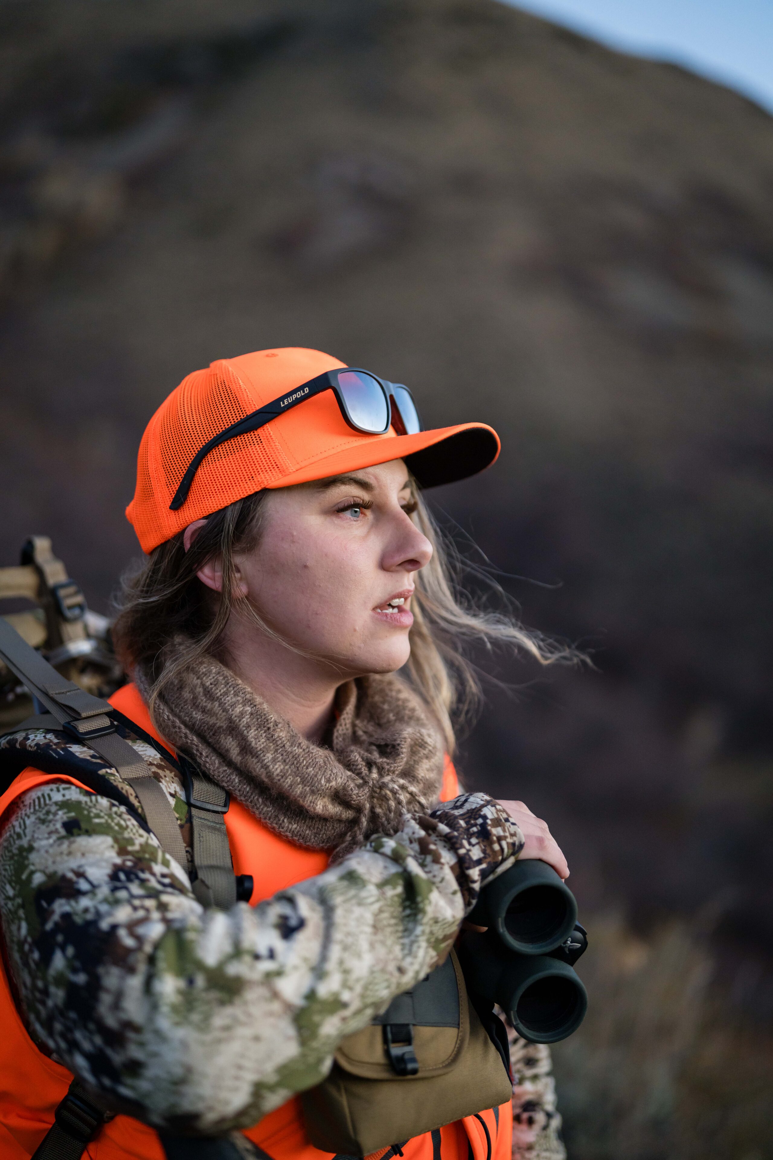 ivy oguinn elk hunt at three forks ranch with christensen arms