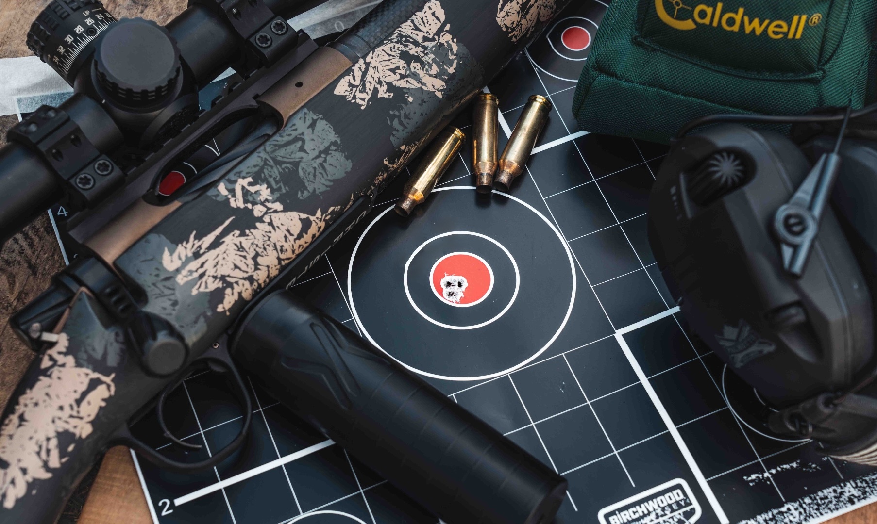 Lightweight Christensen Arms rifle set up for suppressed hunting