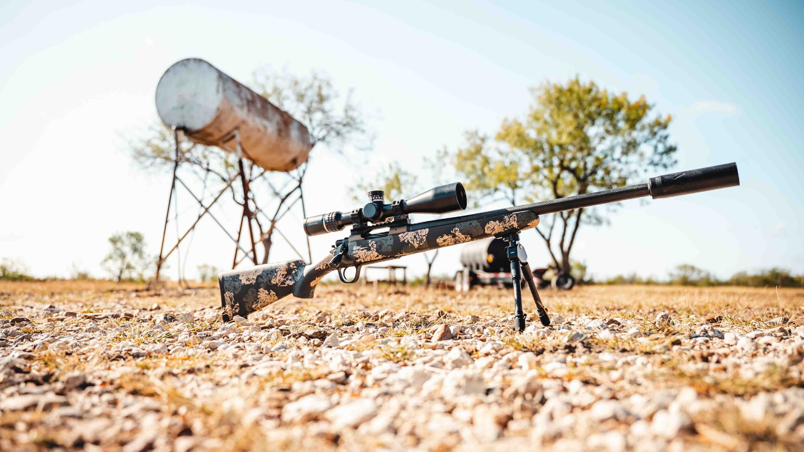 Christensen Arms Ridgeline FFT in mountain hunting country