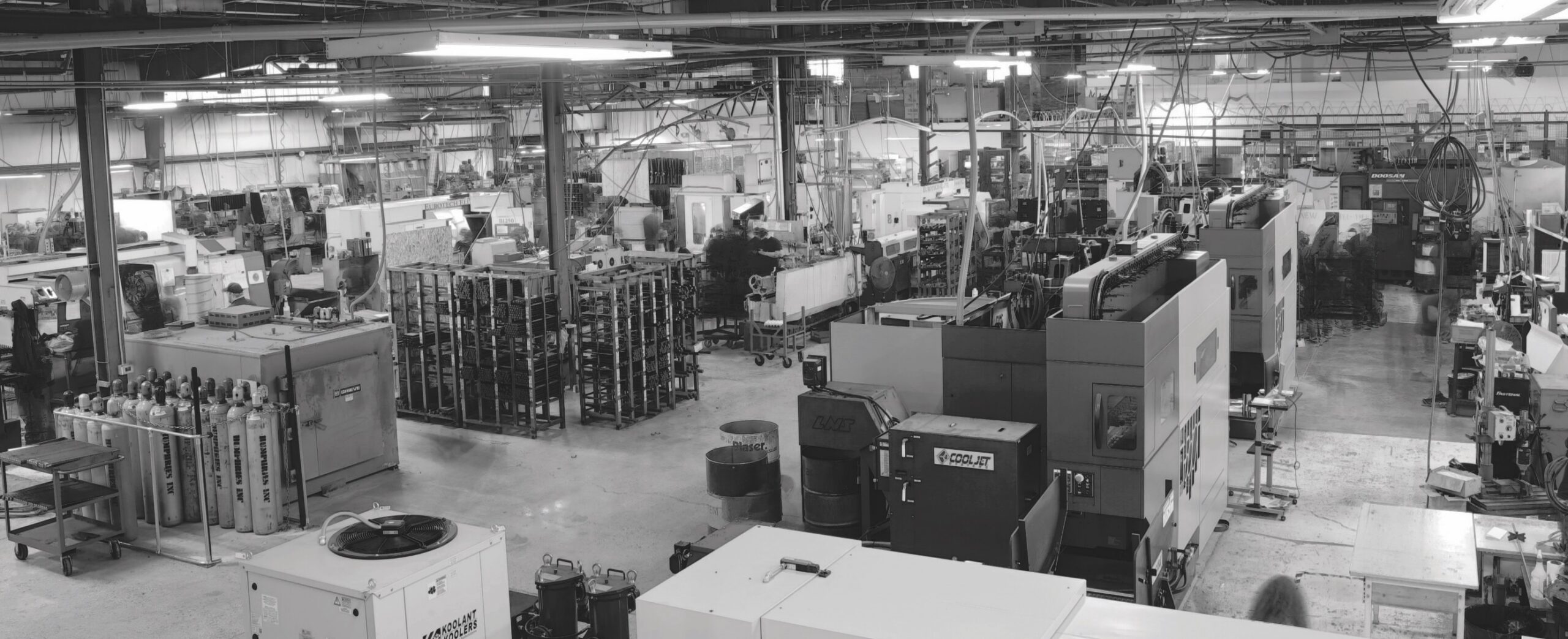 Christensen Arms manufacturing floor in Gunnison, Utah