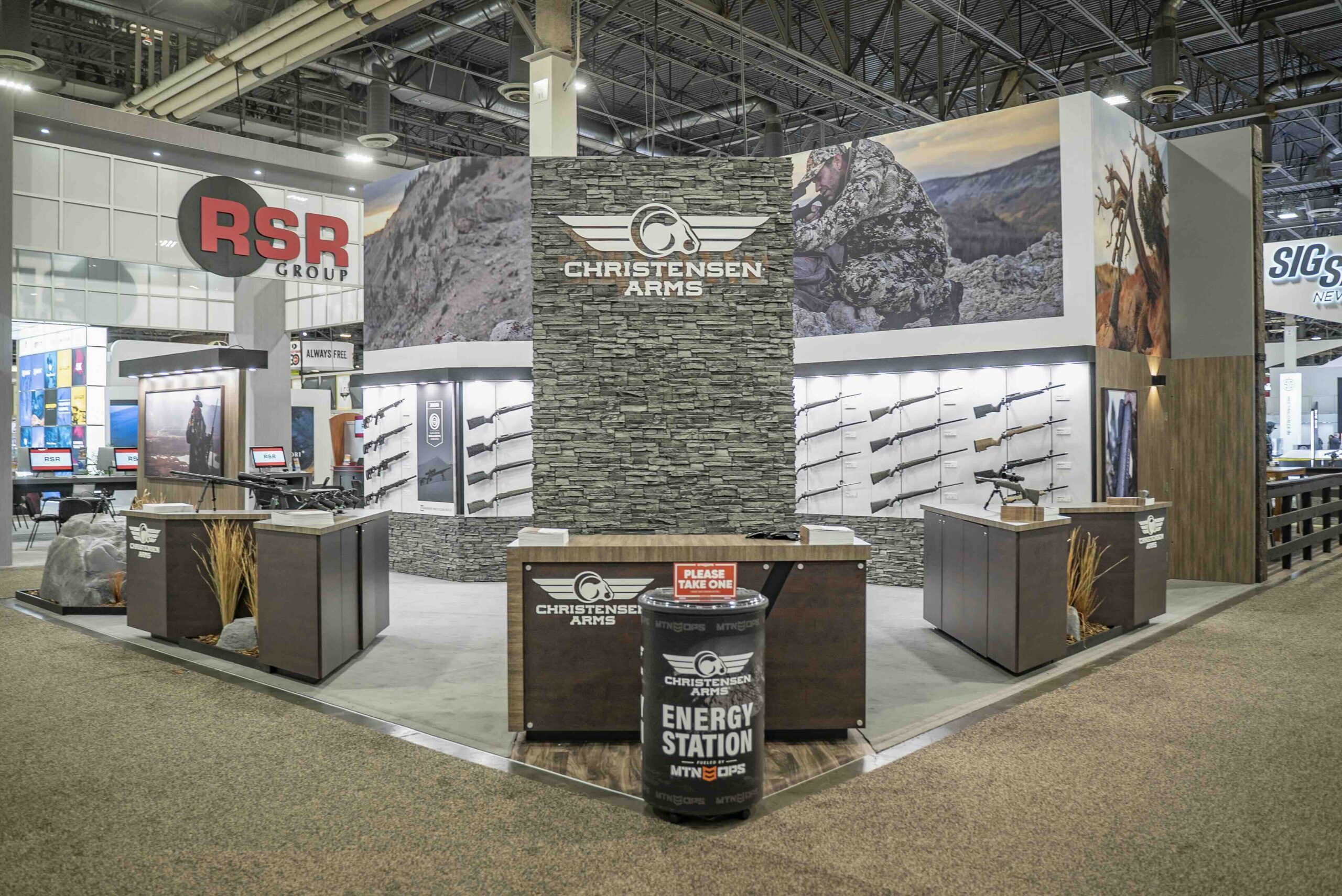 Christensen Arms booth at SHOT Show 2020